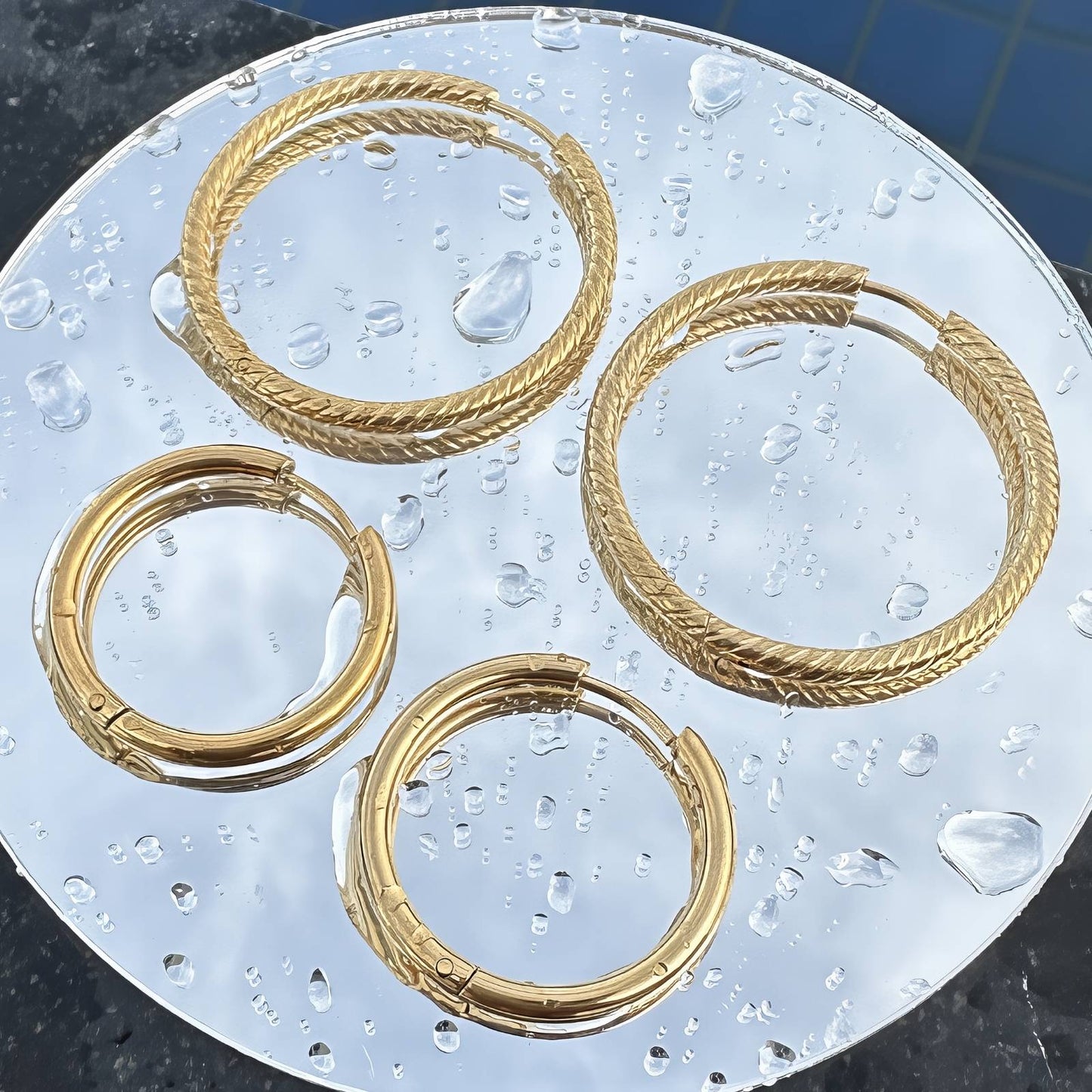 Classic Round Hoop Earrings