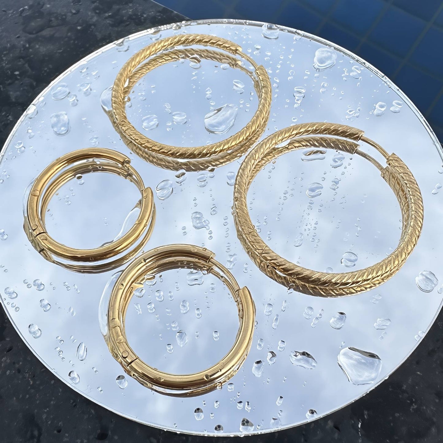 Classic Round Hoop Earrings