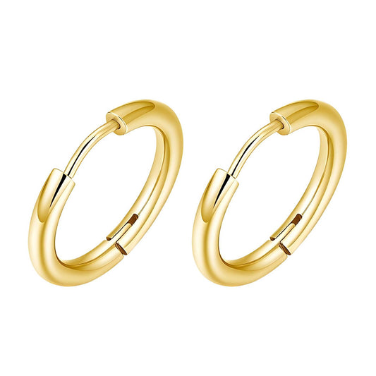 Classic Round Hoop Earrings