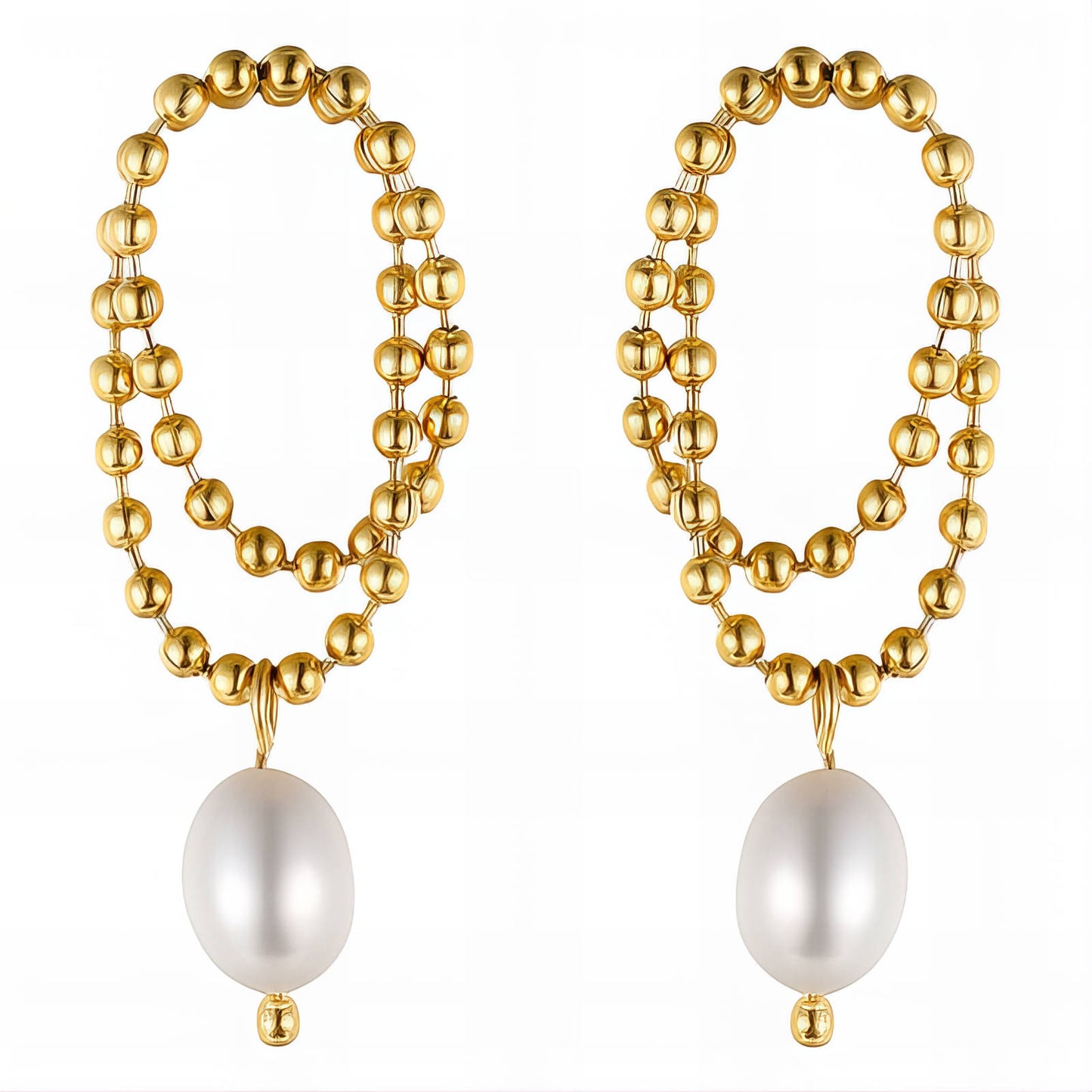 Pure Pearl Drop Earrings