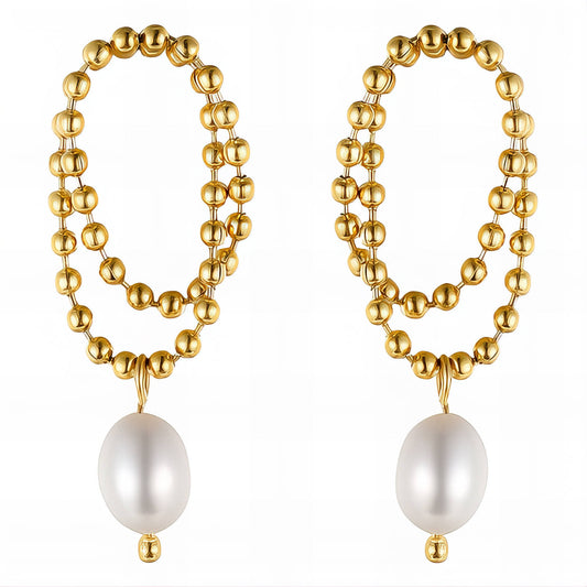 Pure Pearl Drop Earrings