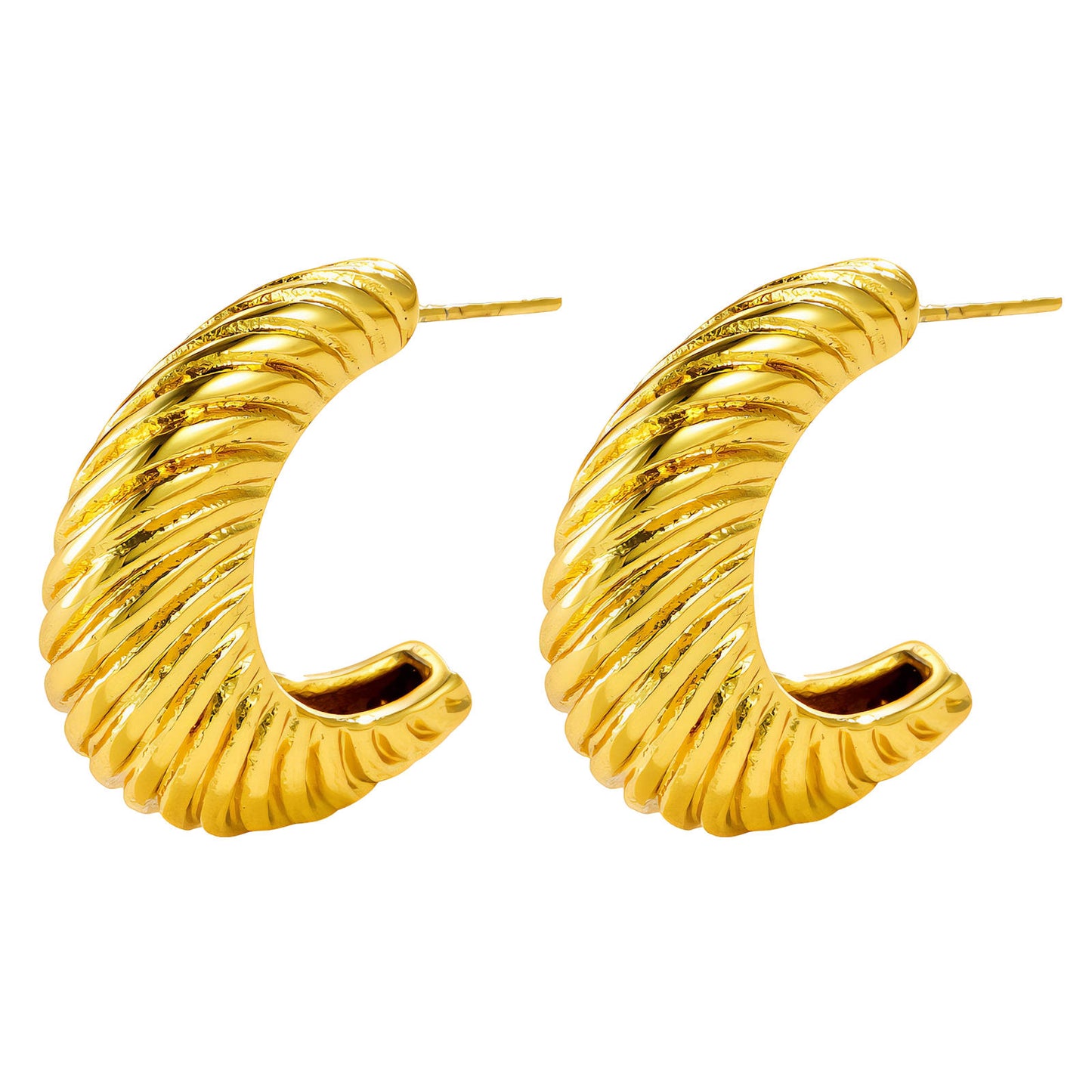 Croissant Hoop Earrings