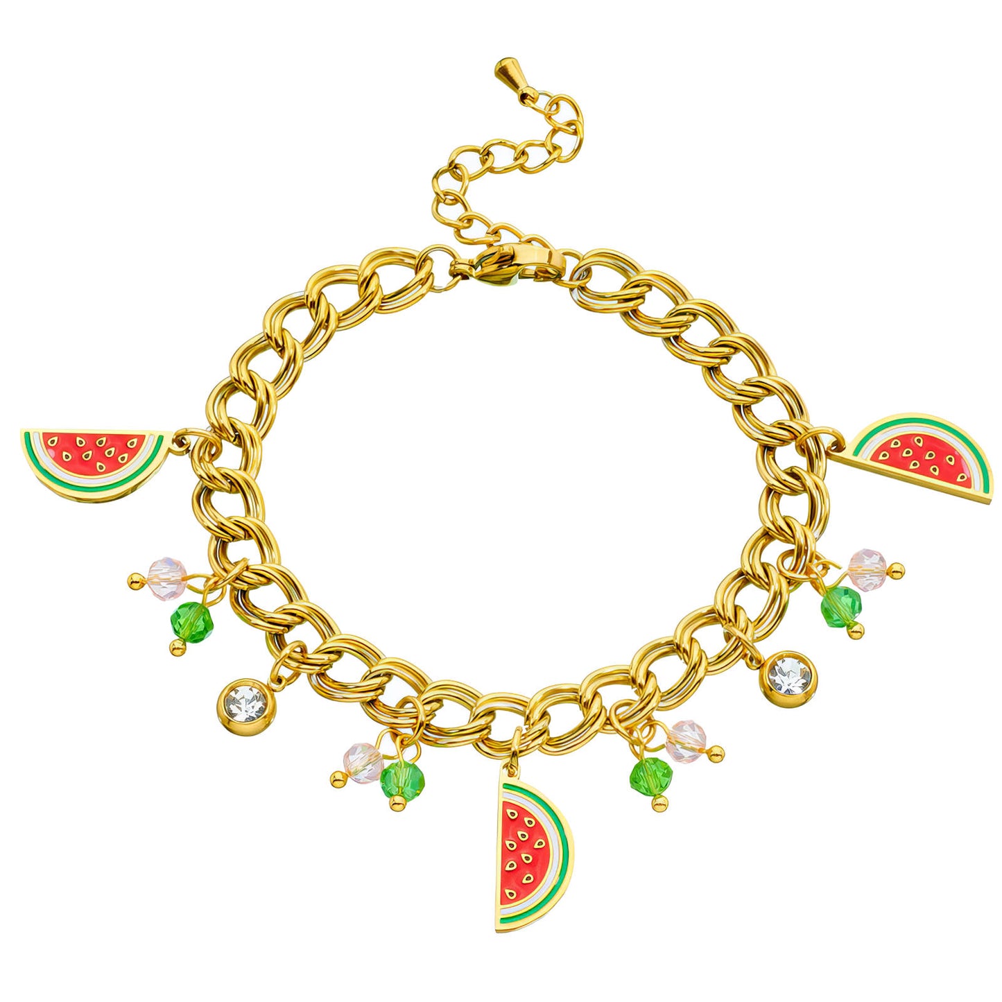 Watermelon Charm Bracelet