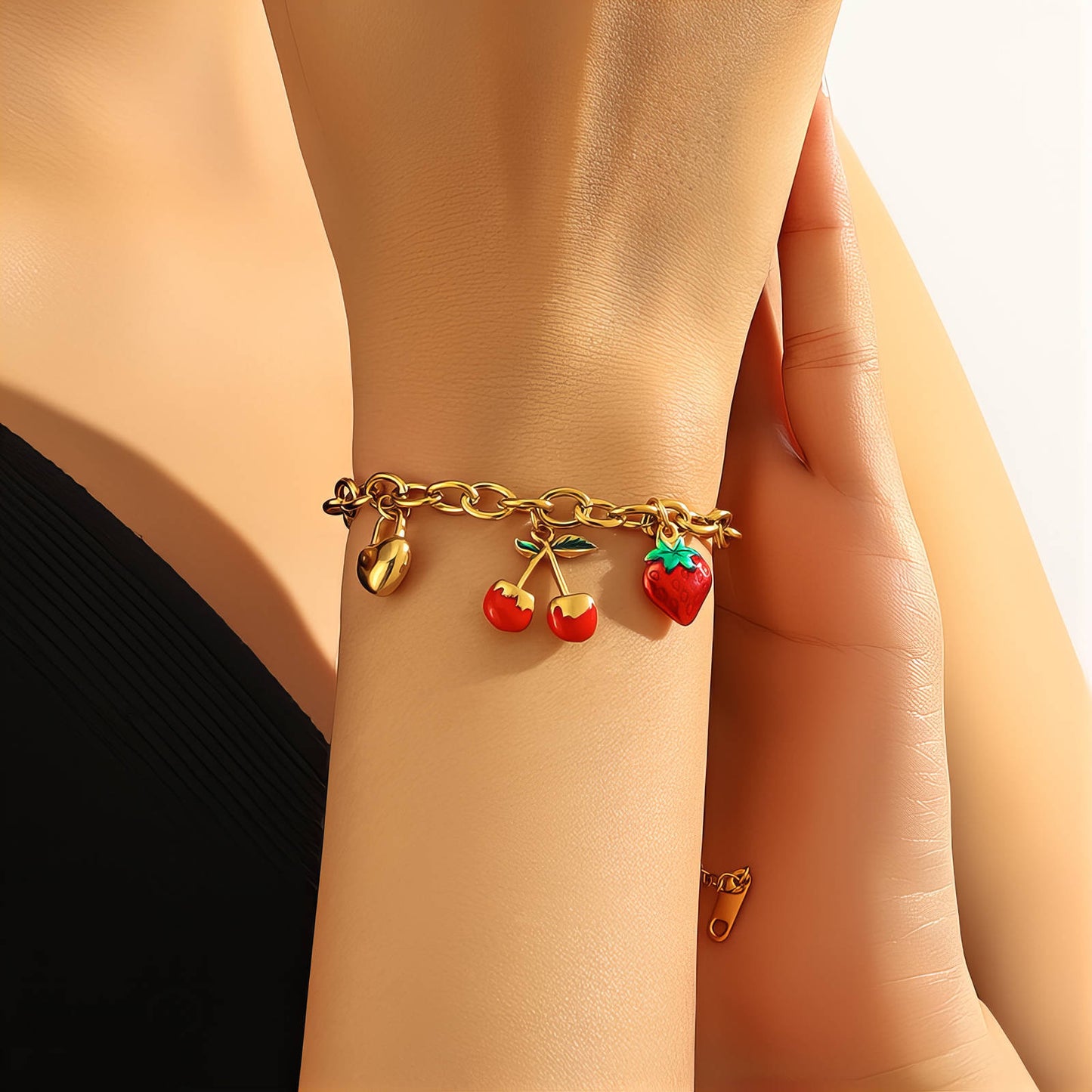 Cherry Charm Bracelet